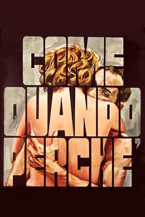 Come, quando, perché (1969) poster
