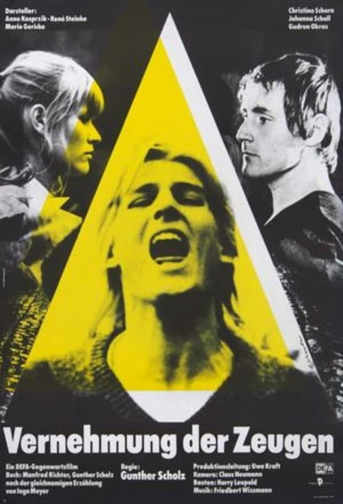 Vernehmung der Zeugen (1987) poster