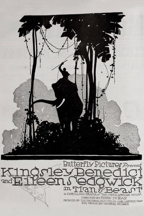 Man and Beast (1917) poster