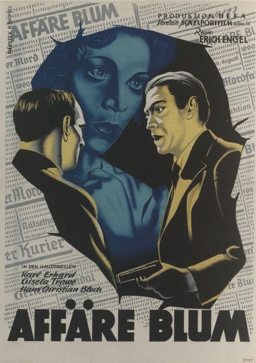 Affaire Blum (1948) poster
