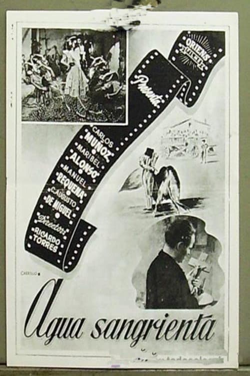 Agua sangrienta (1952) poster