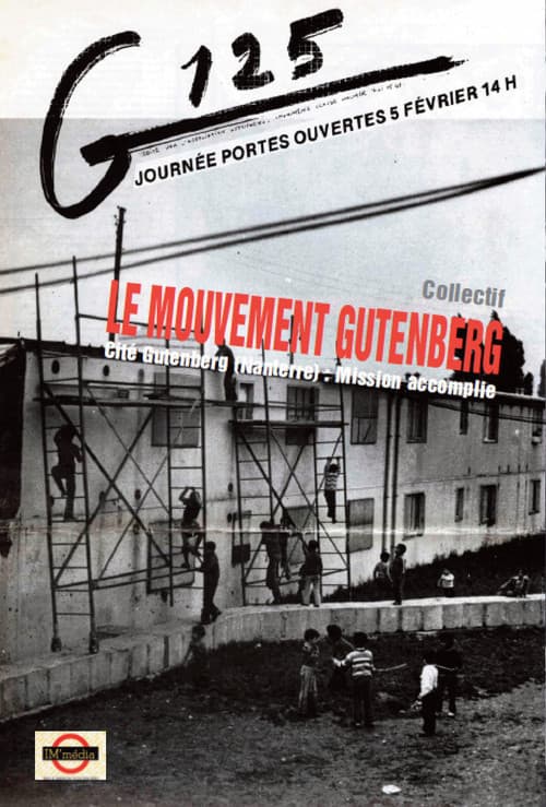 NANTERRE : LE MOUVEMENT GUTENBERG (1986) poster