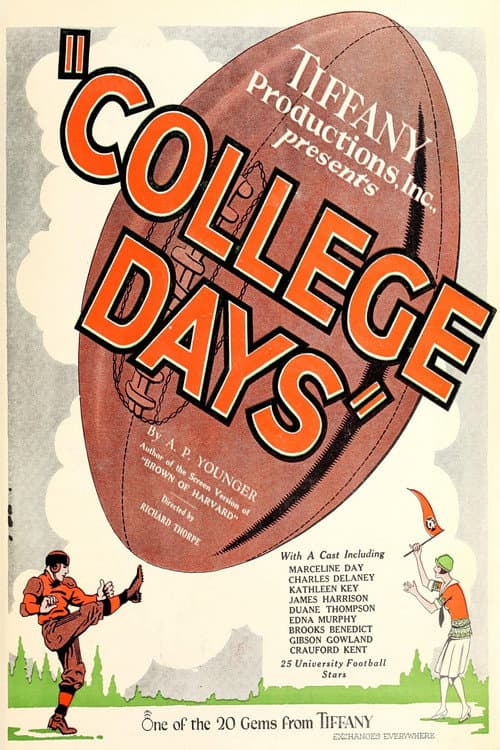 College Days (1926) poster