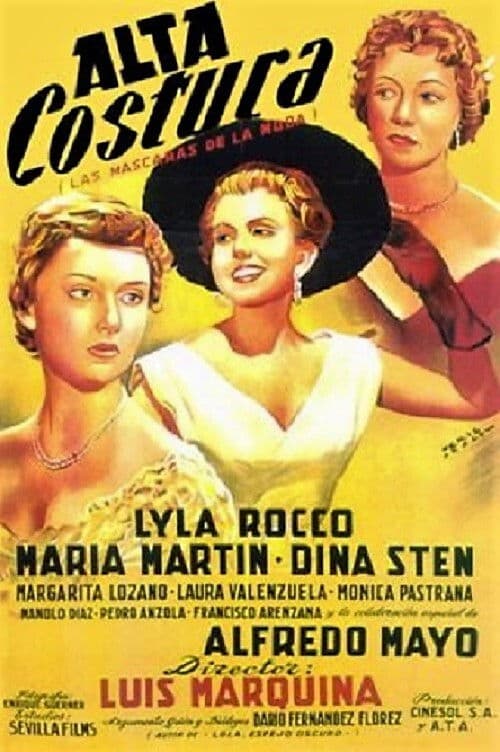 Alta costura (1954) poster