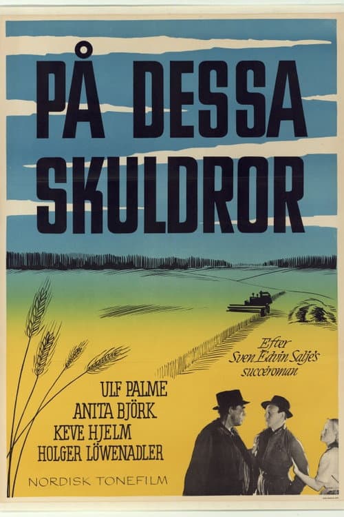 På dessa skuldror (1948) poster