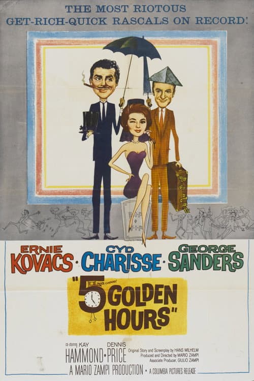 Five Golden Hours (1961) poster
