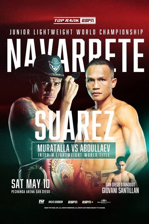 Emanuel Navarrete vs. Charly Suarez (2025) poster