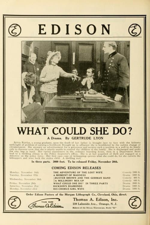 What Could She Do? (1914) poster