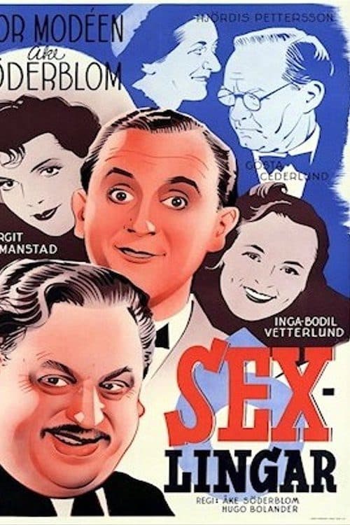 Sexlingar (1942) poster