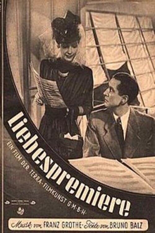 Liebespremiere (1943) poster