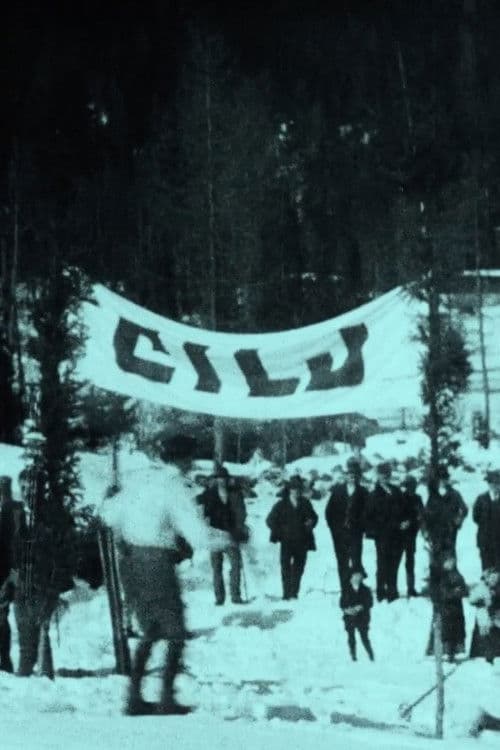Smučarska tekma za smuško prvenstvo Jugoslavije v Planici pri Ratečah (1922) poster