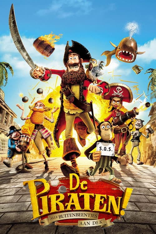 De Piraten! Alle Buitenbeentjes aan Dek (2012) poster