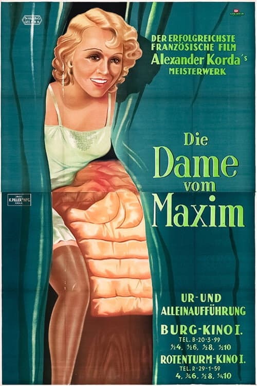 The Girl from Maxim's (1933) poster