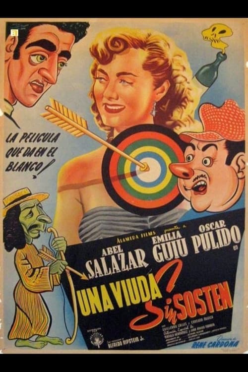 Una viuda sin sostén (1951) poster