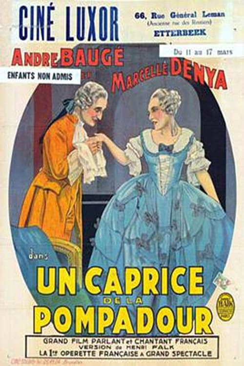 Un caprice de la Pompadour (1931) poster