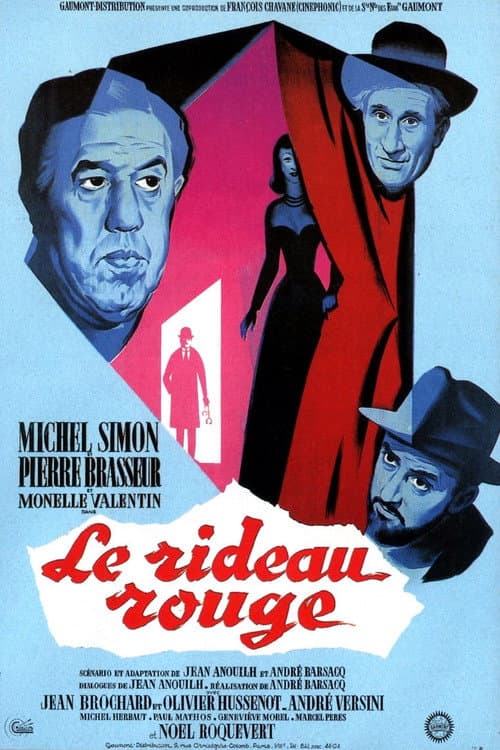 Le Rideau rouge (1952) poster