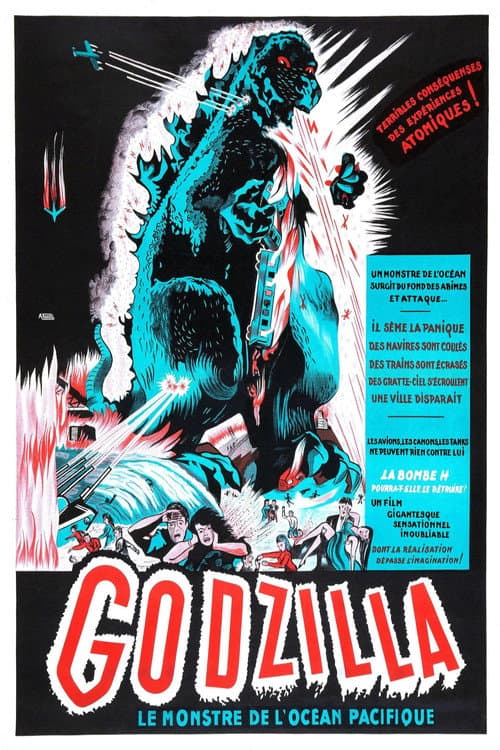 Godzilla, le Monstre de L'Océan Pacifique (1957) poster