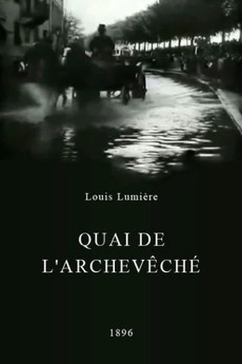 Lyon: Quai de l'Archevêché (1896) poster