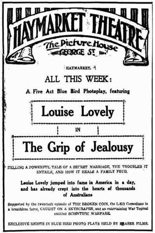 The Grip of Jealousy (1916) poster