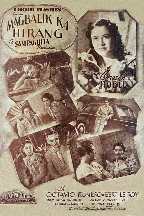 Magbalik ka Hirang (1940) poster
