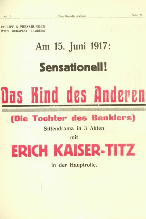 Das Kind des Anderen (1916) poster