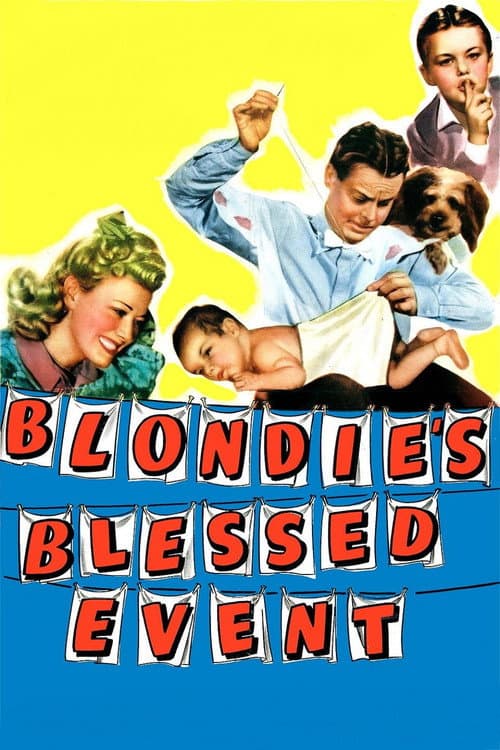 Blondie's Blessed Event (1942) poster