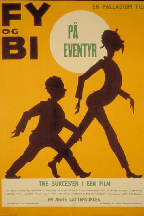 Fy og Bi på eventyr (1955) poster