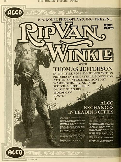 Rip Leaving Sleepy Hollow (1896) poster