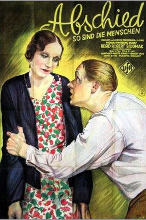 Abschied (1930) poster