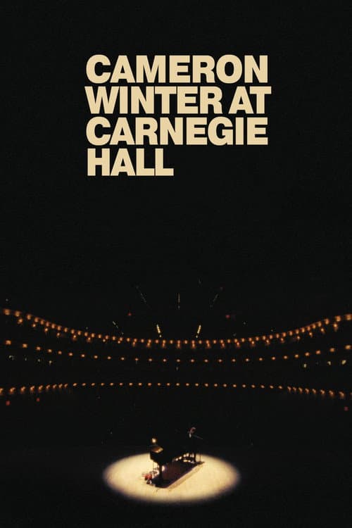 Cameron Winter at Carnegie Hall (2026) poster
