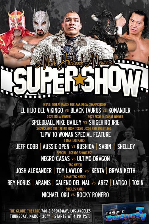 Mark Hitchcock Memorial Wrestlecon Supershow 2023 (2023) poster