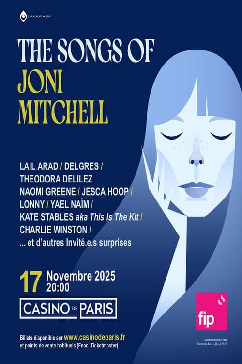 The Songs of Joni Mitchell Avec Yaël Naïm, Charlie Winston, Delgrés… (2025) poster