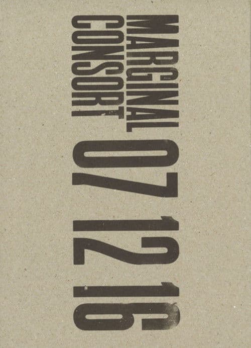 Marginal Consort – 07 12 16 (2017) poster