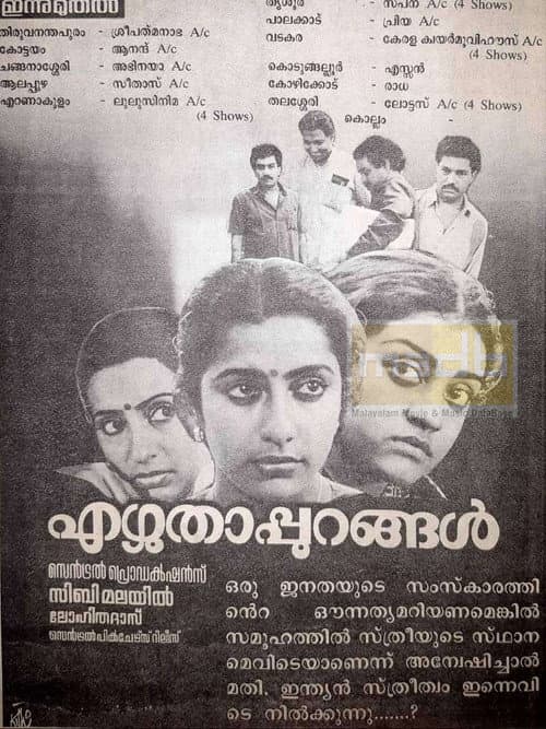 Ezhuthappurangal (1987) poster
