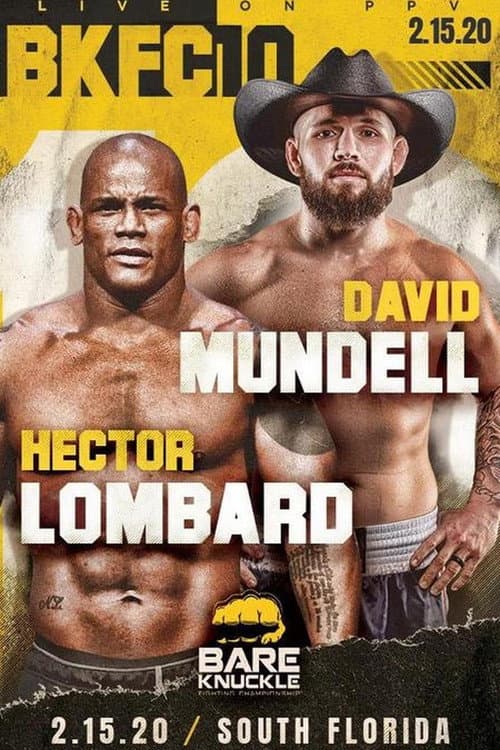 Bare Knuckle Fighting Championship 10 (2020) poster