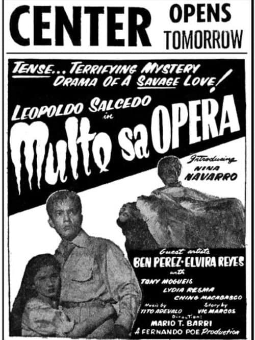 Multo sa Opera (1954) poster