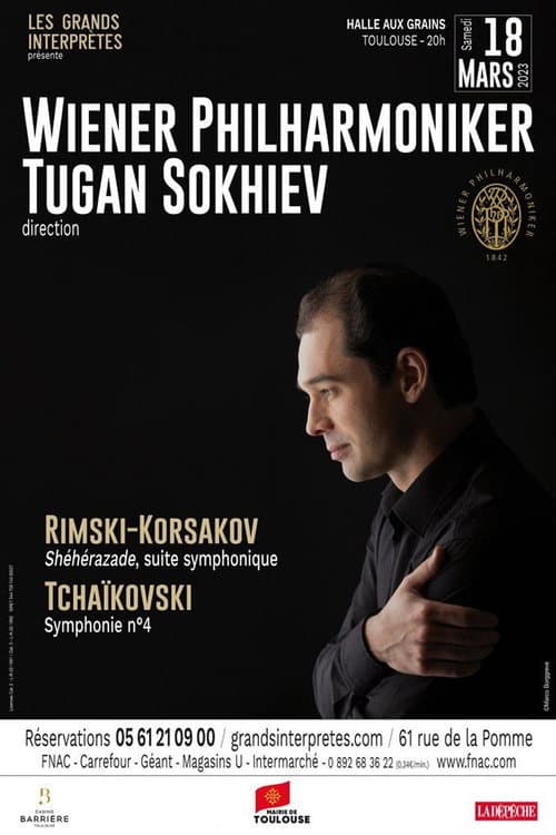 Tugan Sokhiev dirigiert die Wiener Philharmoniker Tschaikowsky & Rimski-Korsakow (2023) poster