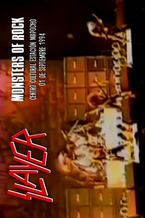 Slayer: Monsters of Rock Chile (1994) poster