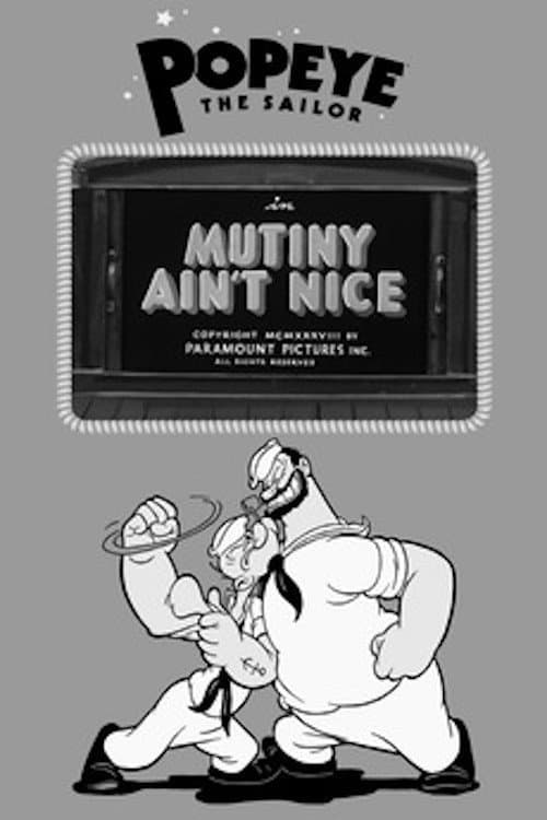 Mutiny Ain't Nice (1938) poster