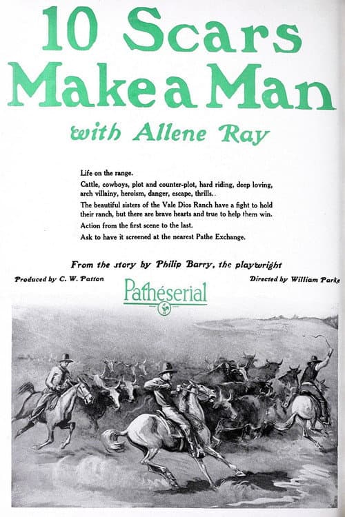 Ten Scars Make a Man (1924) poster