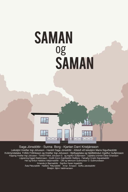 Saman og saman (2018) poster