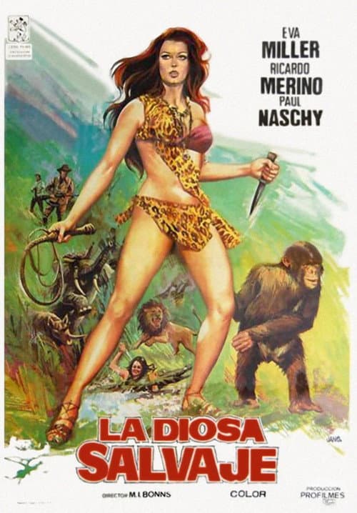 La diosa salvaje (1975) poster