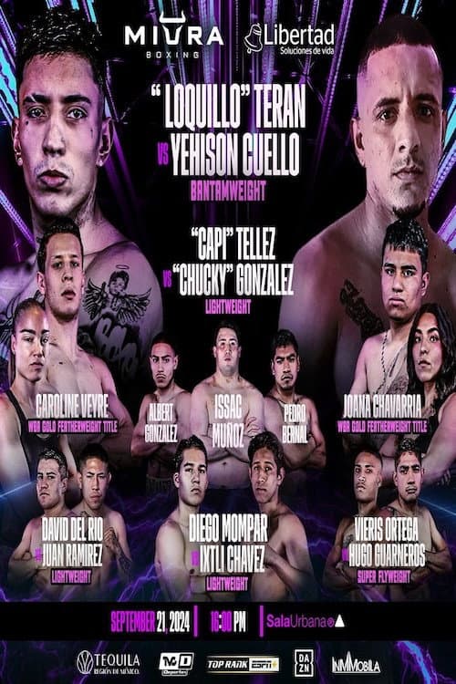 Andres Teran vs. Yehison Cuello (2024) poster