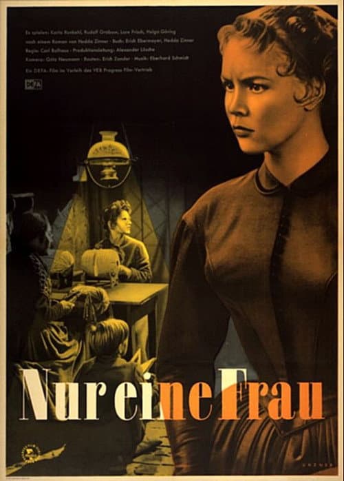 Nur eine Frau (1958) poster