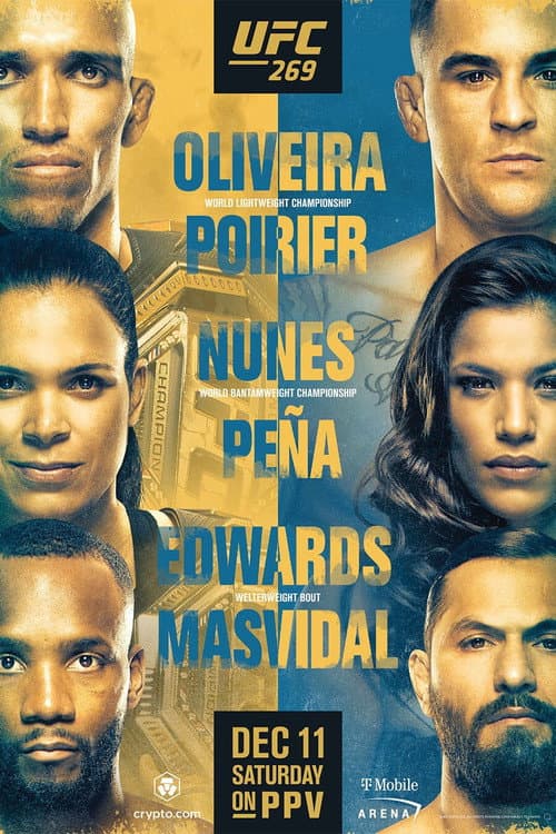 UFC 269: Oliveira vs. Poirier (2021) poster