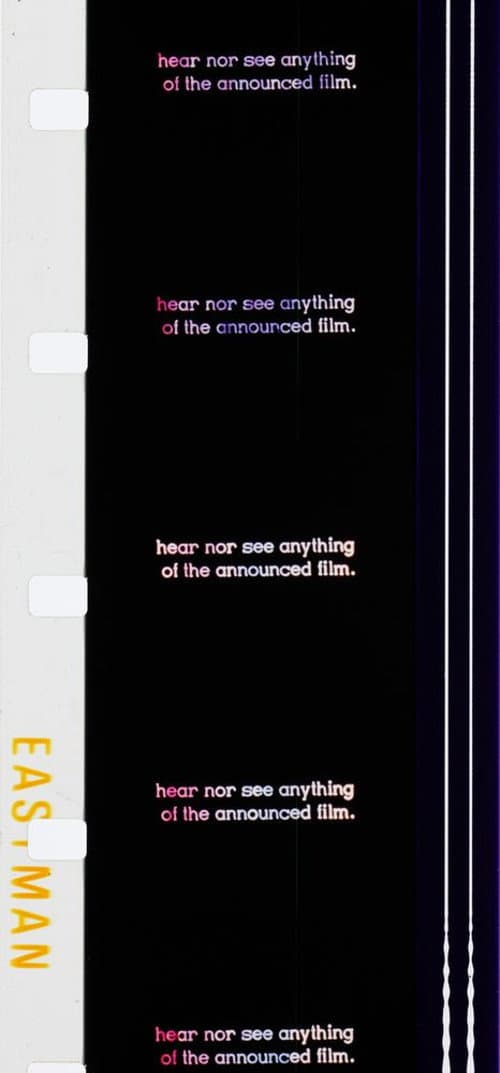 Six films infinitésimaux et supertemporels (1975) poster
