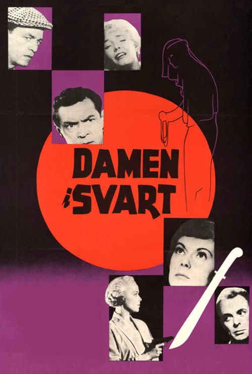 Damen i svart (1958) poster