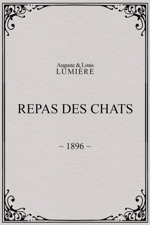 Repas des chats (1896) poster