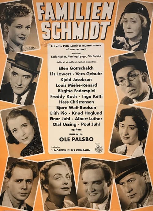 Familien Schmidt (1951) poster