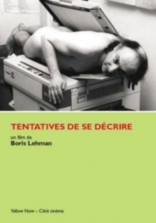 Tentatives de se décrire (2005) poster